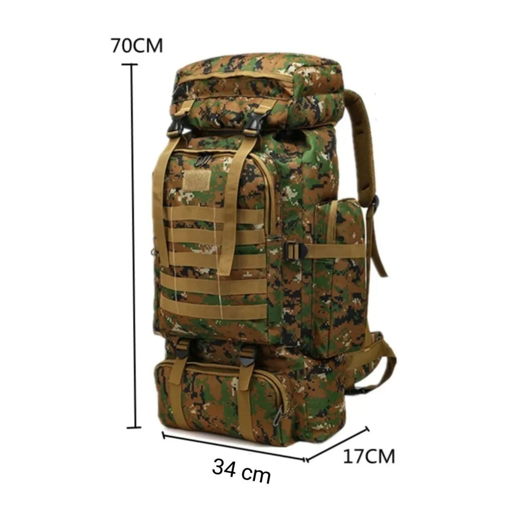 Mochila de Camping Tática de 80 litros
