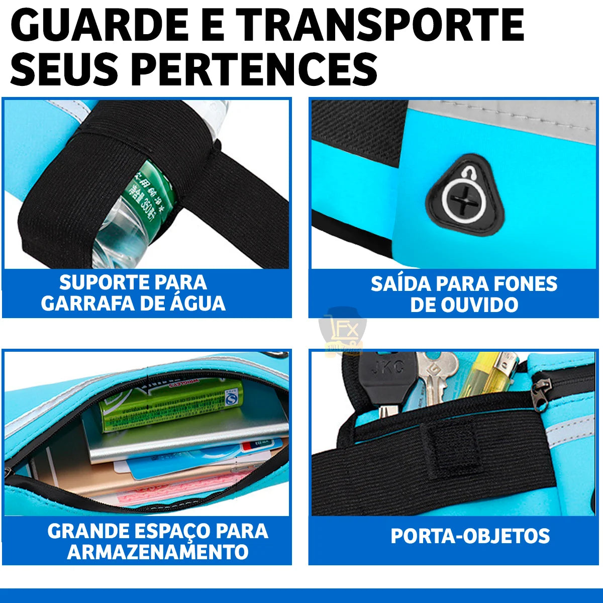 Suporte p/ Telefone de Cintura - Atividades ao Ar Livre