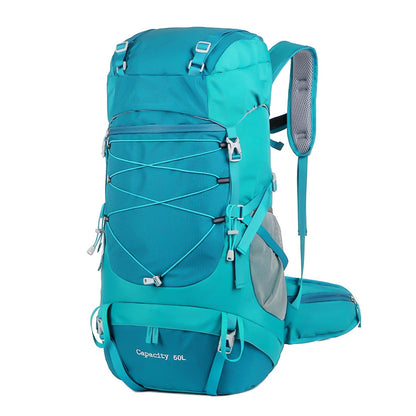Mochila Horizonte 50L – Grande Capacidade com Capa de Chuva para Expedições