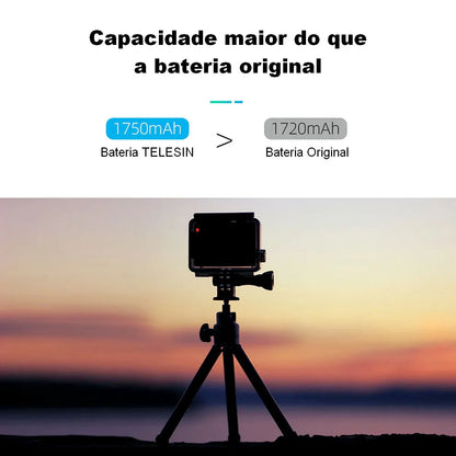 Bateria para GoPro 9-12 – Carregamento Rápido